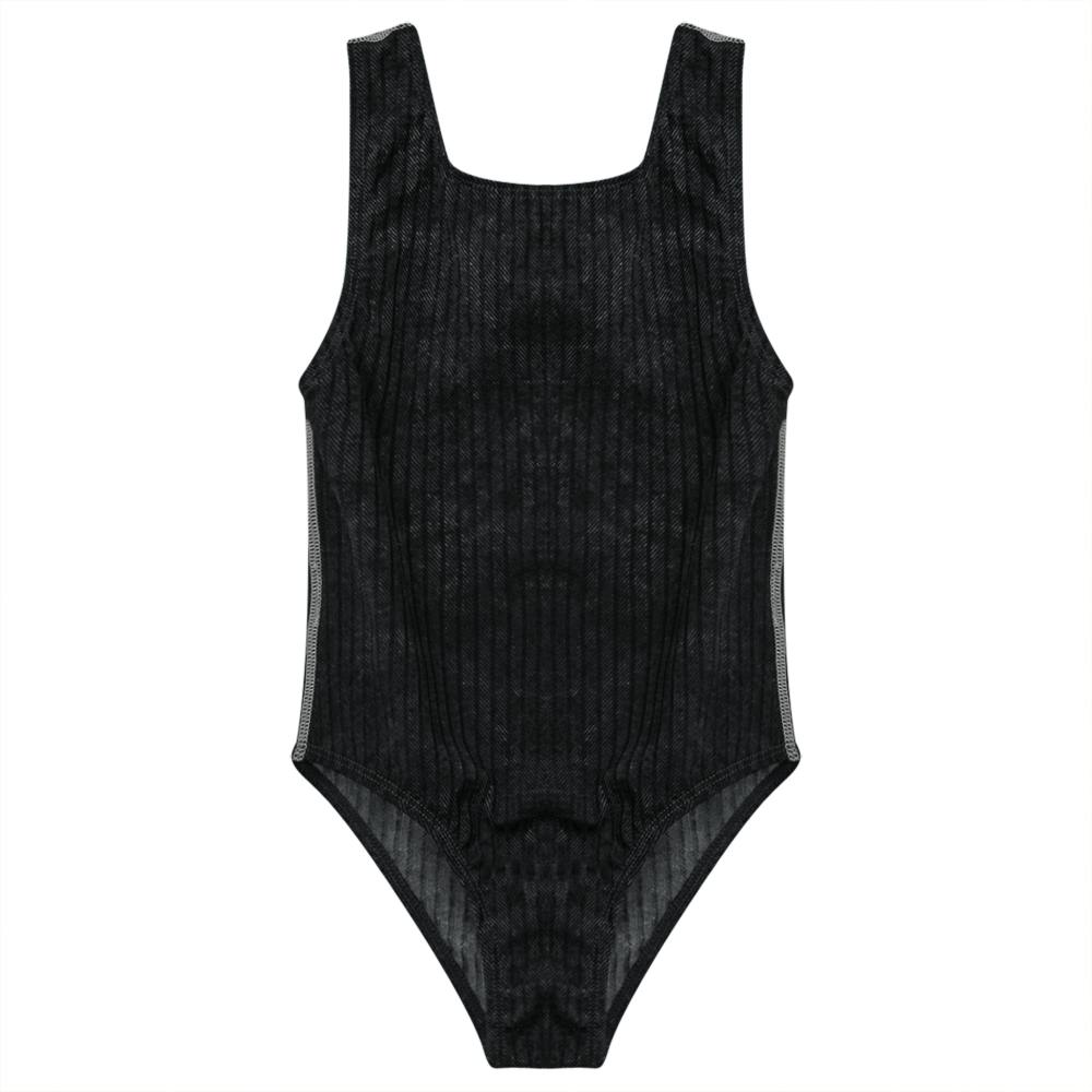 Rib Spandex Swimsuit