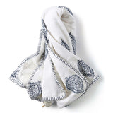 Block-Printed Terry Towel