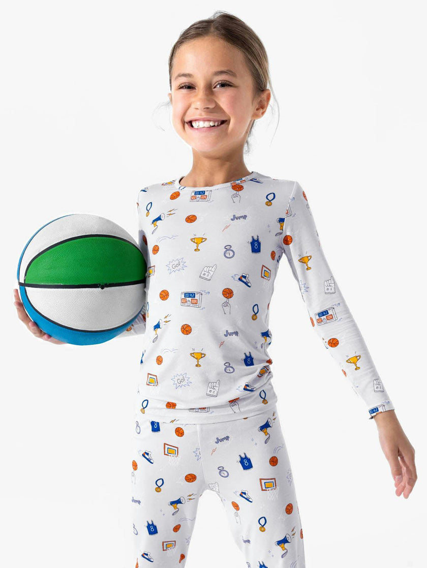All Star Basketball Bamboo Kids Pajamas