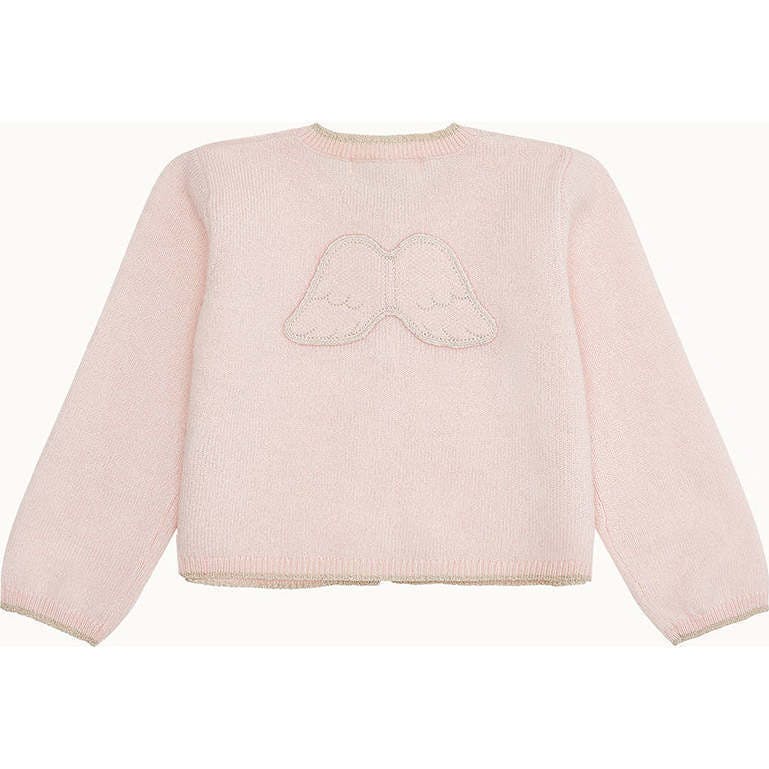 Cassandra Cashmere Angel Wing™ Cardigan - Pink