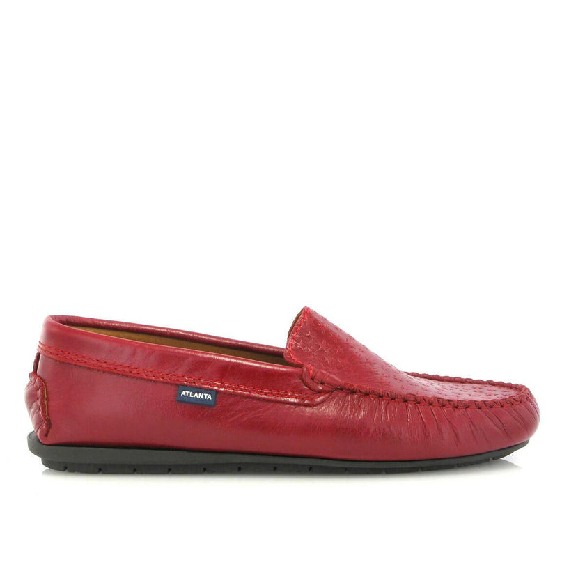Plain 015 Walker Moccasins, Red Sierra Antik With Stars