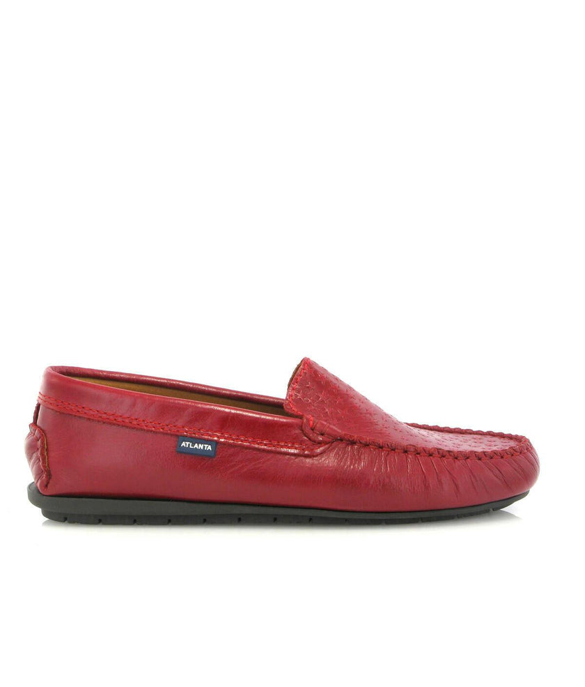 Plain 015 Walker Moccasins, Red Sierra Antik With Stars