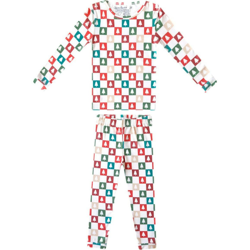 Ultra Soft Long Sleeve Two-Piece Pajama Set, Prints