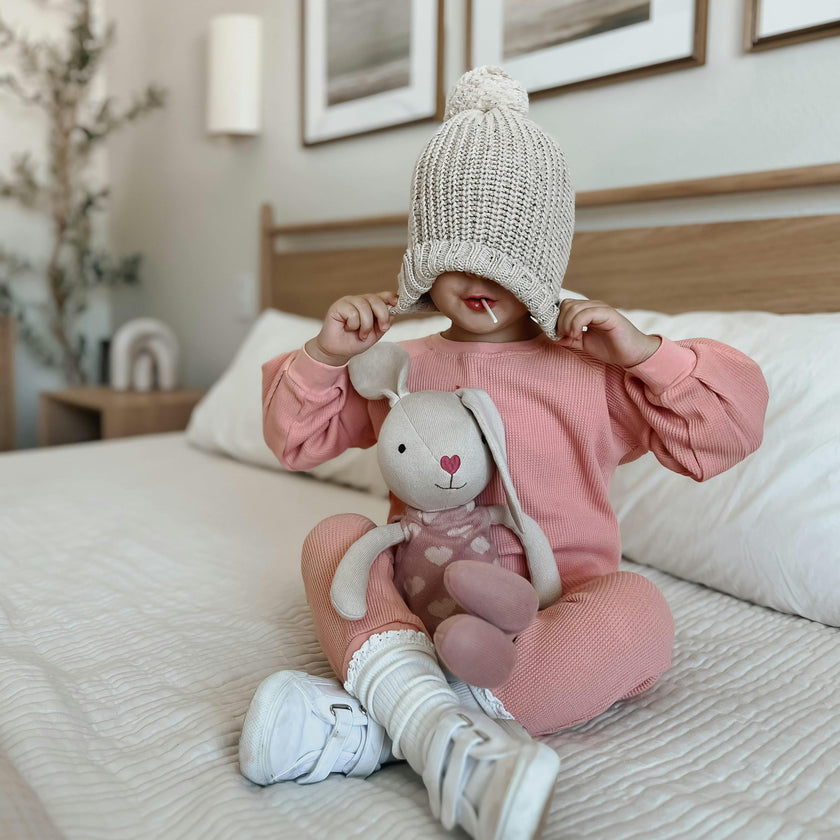 Knit Bunny Plush - Luella