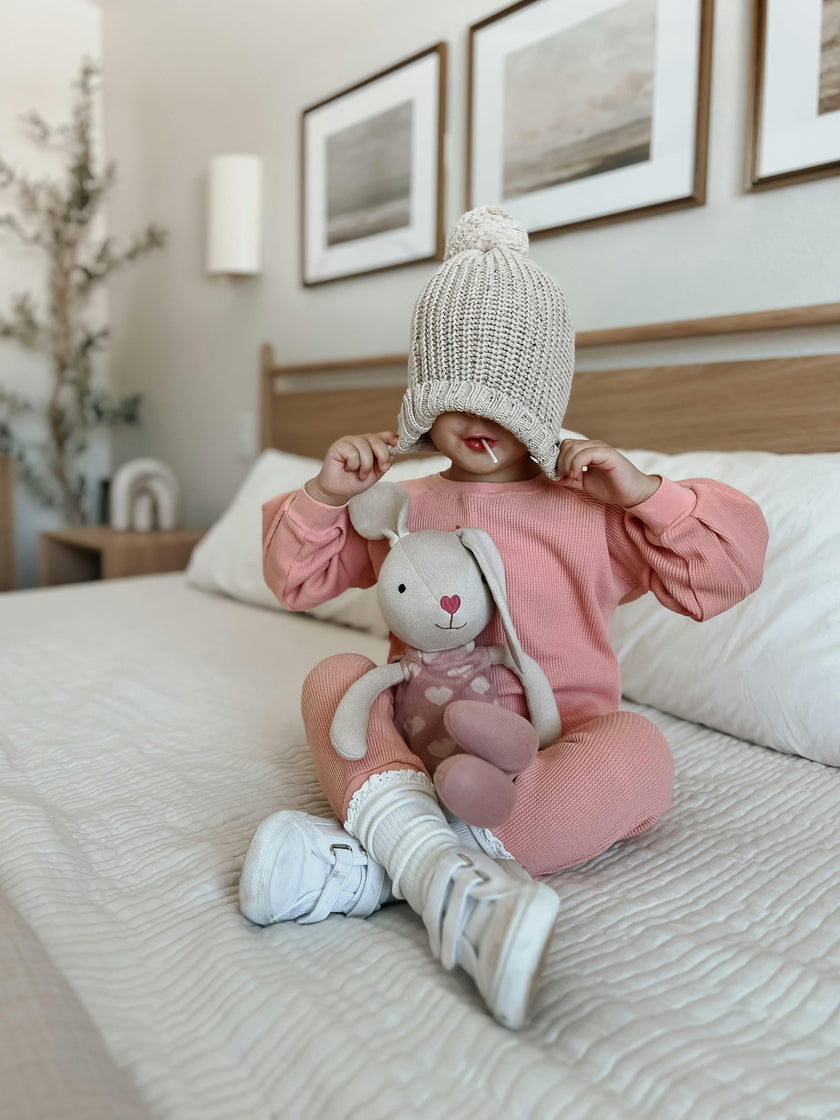 Knit Bunny Plush - Luella