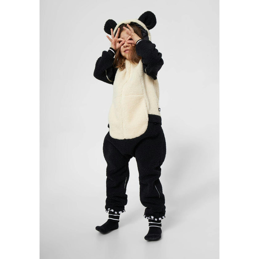 Pando Fleece Jumpsuit, White