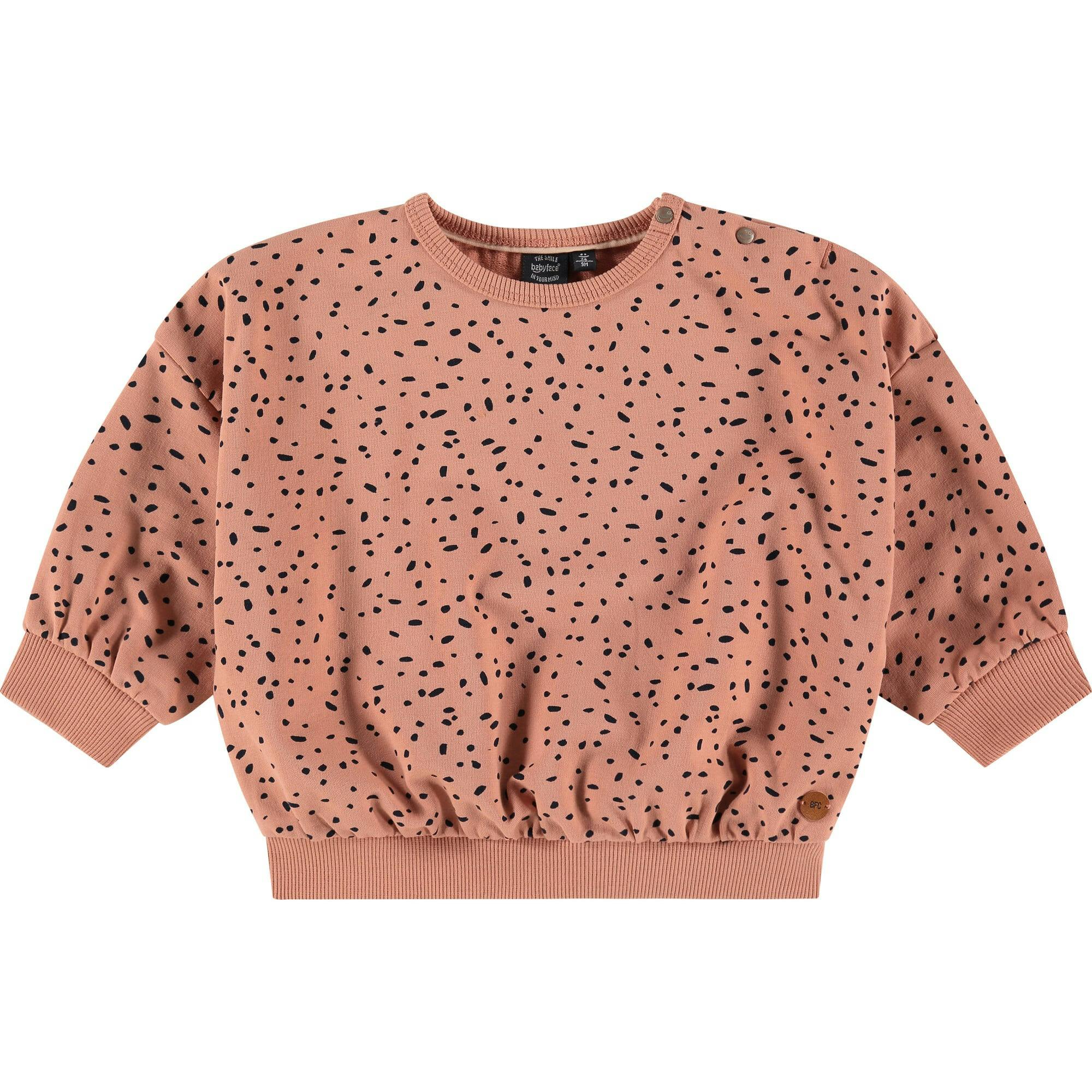 Spotted Print Sweatshirt