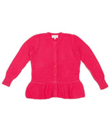 Moss Stitch Jacket | Raspberry