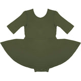 Quarter Sleeve Twirl Dress