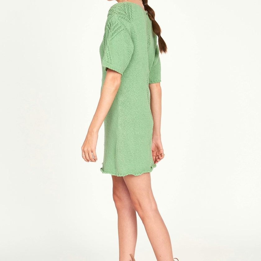Osaka Short Dress, Green