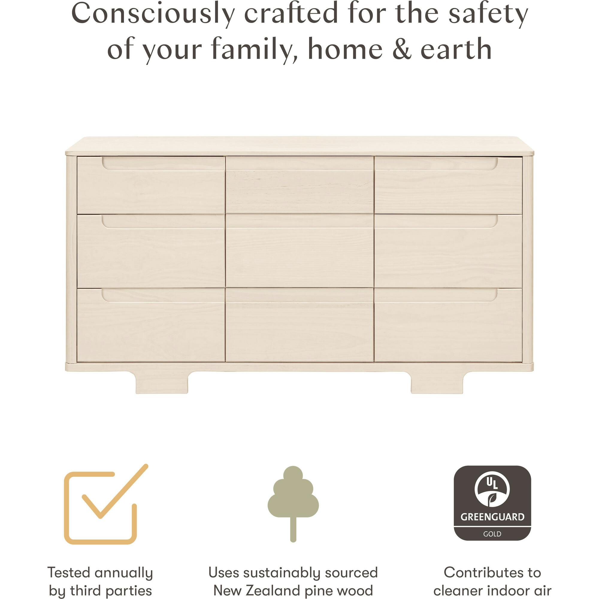 Yuzu 9-Drawer Assembled Dresser