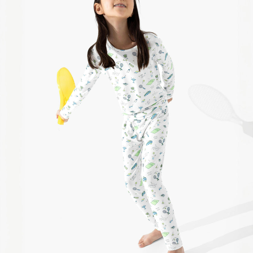 Tennis Bamboo Kids Pajamas