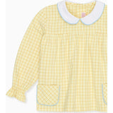 Yellow Check Sol Baby Shirt