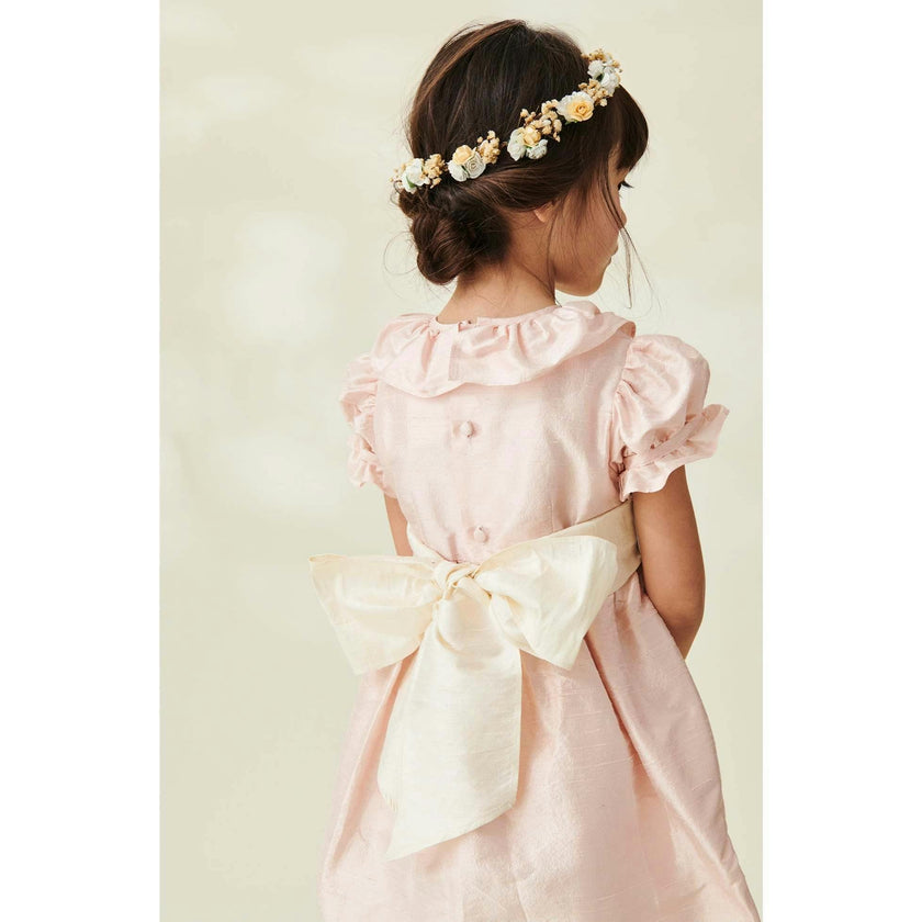 Dusty Pink Azalea Ceremony Girl Silk Dress