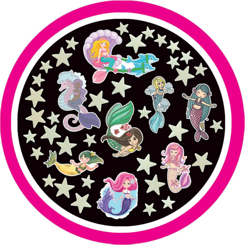 The Original Glowstars: Glowstars & Mermaids Self-Adhesive Pads for Décor