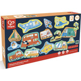 Hape: Wheels & Wonders Puzzle