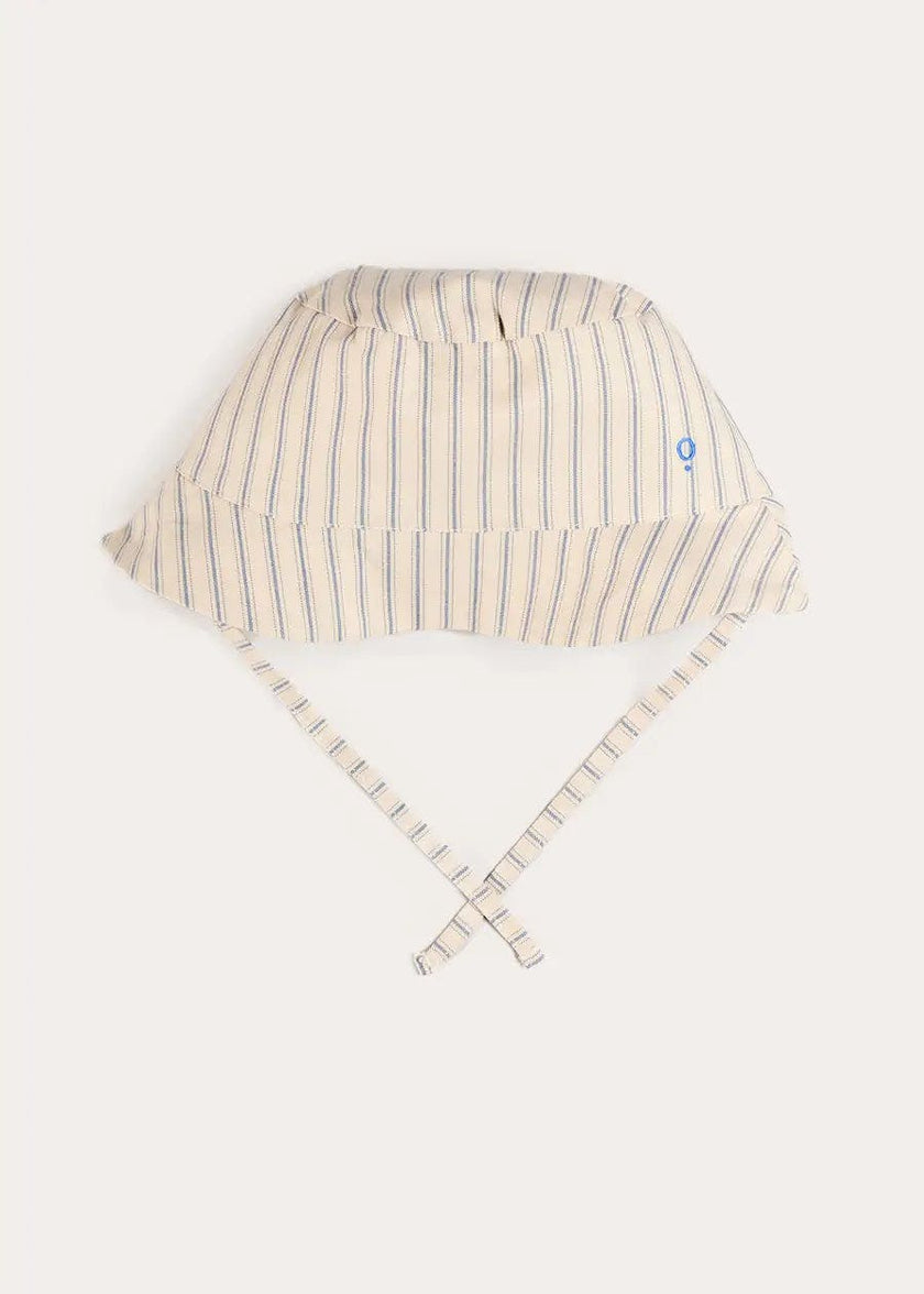 Percy Stripe Sun Hat in Blue (S-L)