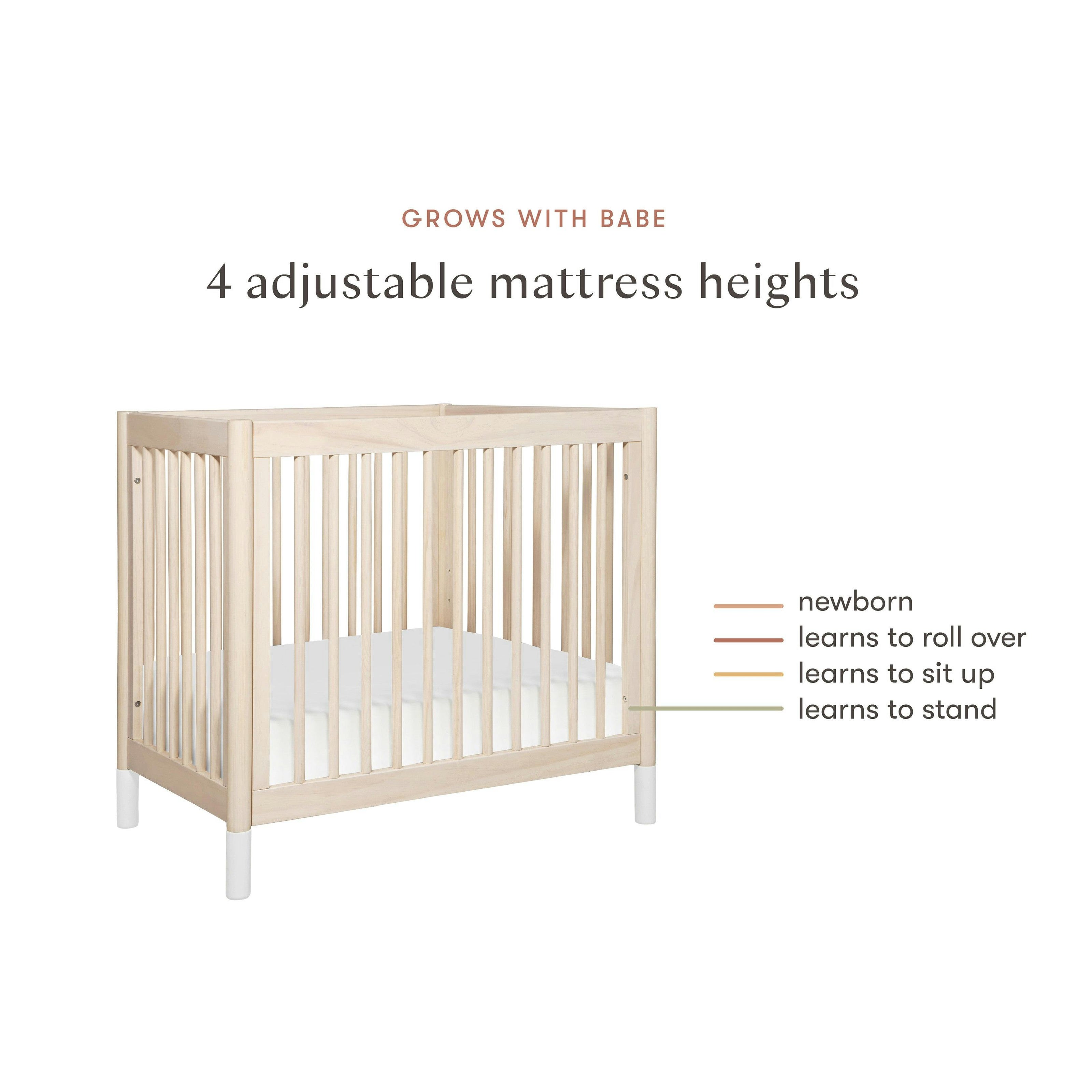 Babyletto Gelato 4-in-1 Convertible Mini Crib