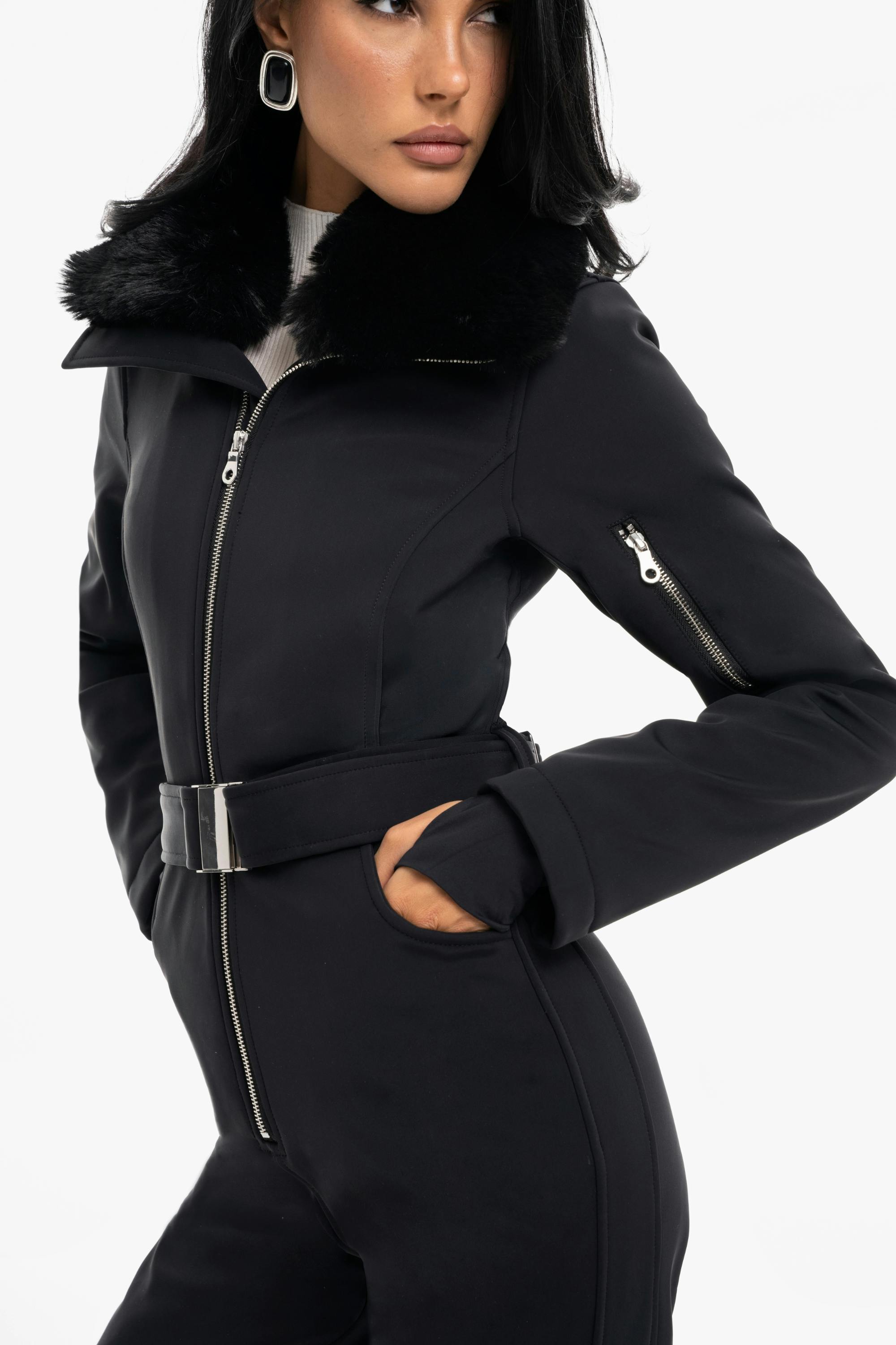 Women's Ace Ski Suit, Black Diamond
