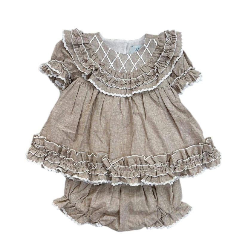 Ashlyn Linen Top and Shorts Set