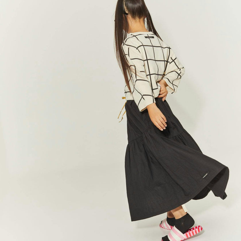 Trapeze Crop Long-Sleeve