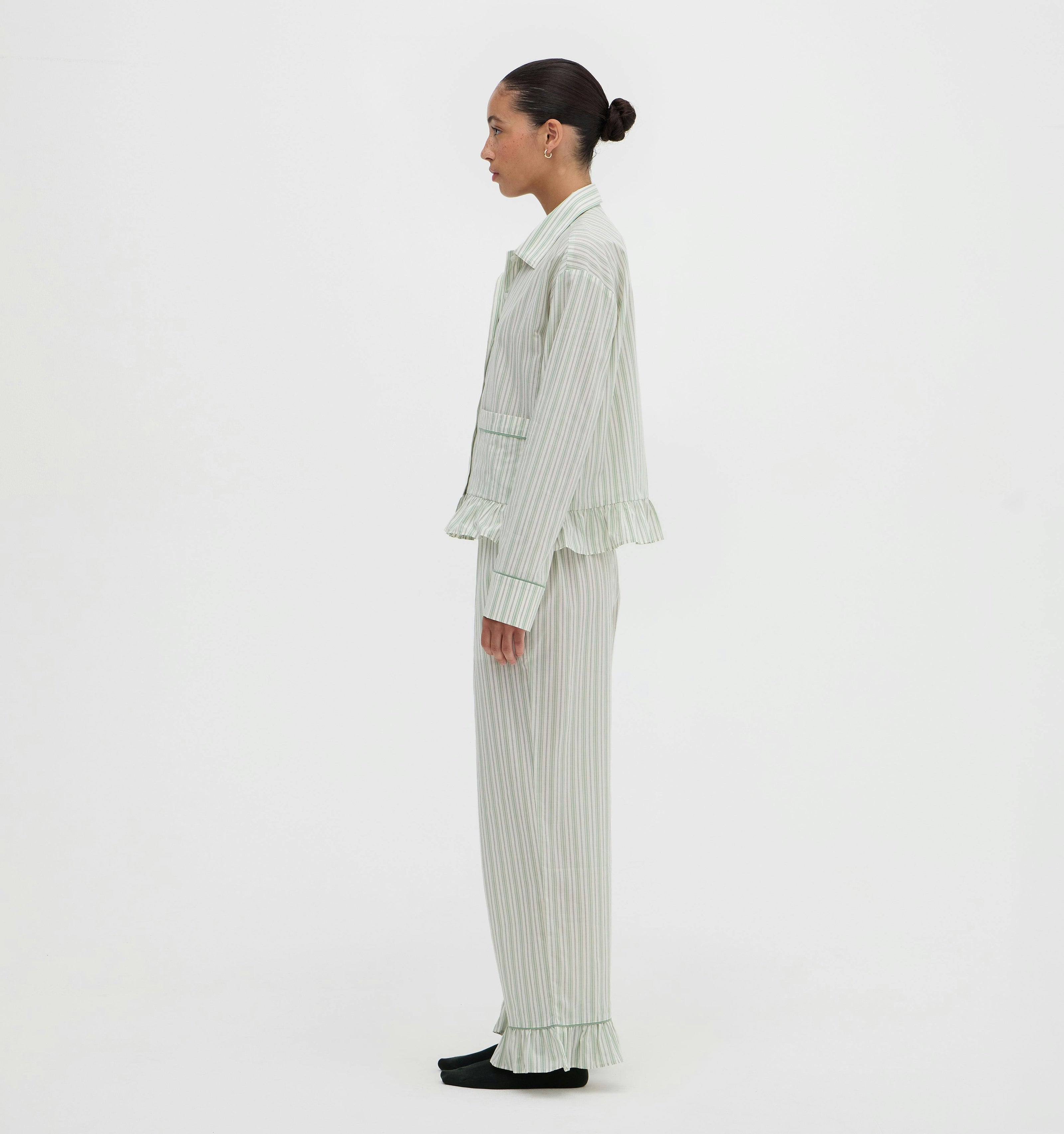 The Marnie Pajama Set - Andrew Stripe