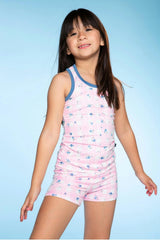 Racerback Tank & Foldover Short Set