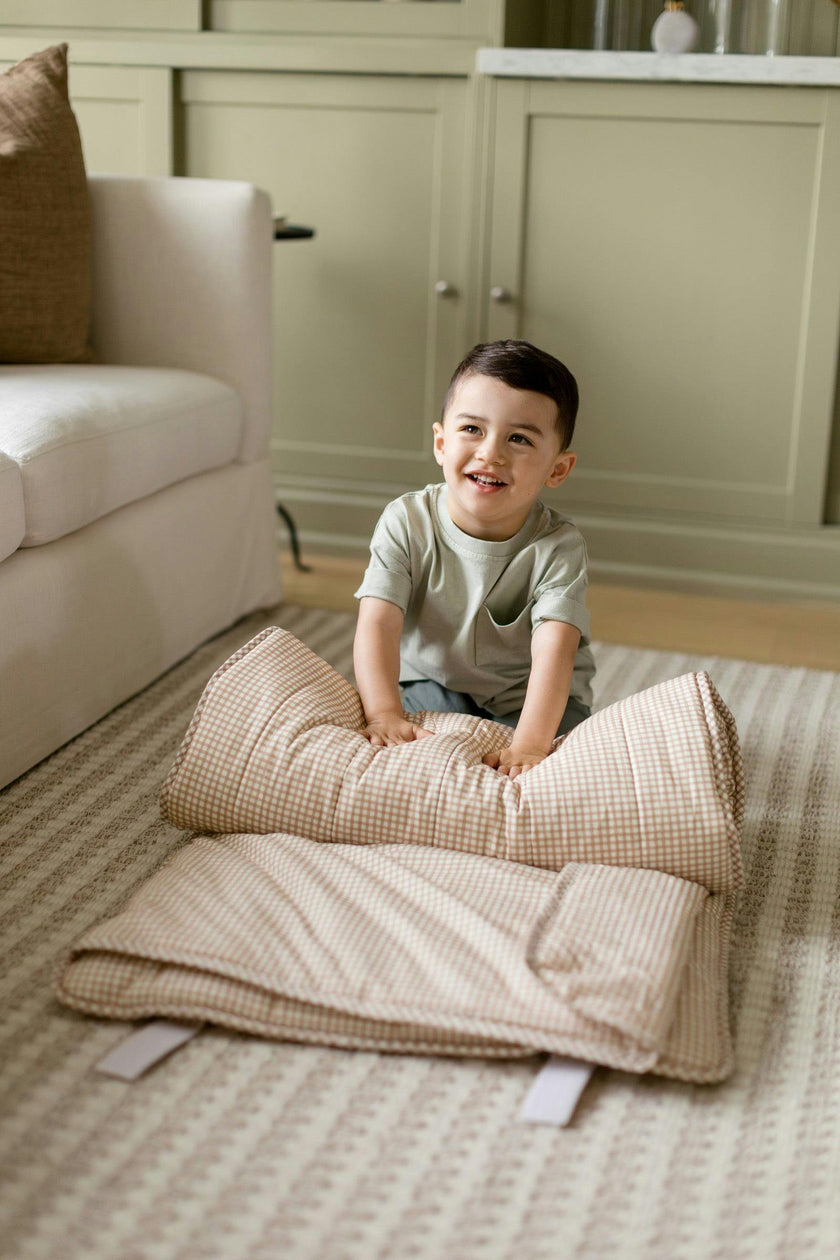 Organic Toddler Nap Roll-N-Rest Mat Set
