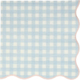 Set of 12 Gingham Large Napkins