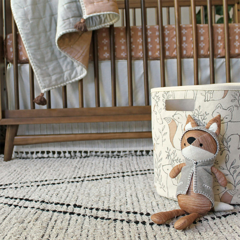 Ezra Woodland Canvas Storage Bin