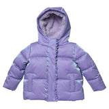 Girls Ruffle Pete Puffer - Lavender