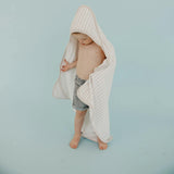 Premium Baby Knit Hooded Towel - Coastal