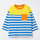 Long Sleeve Multicolor Pocket T-Shirt
