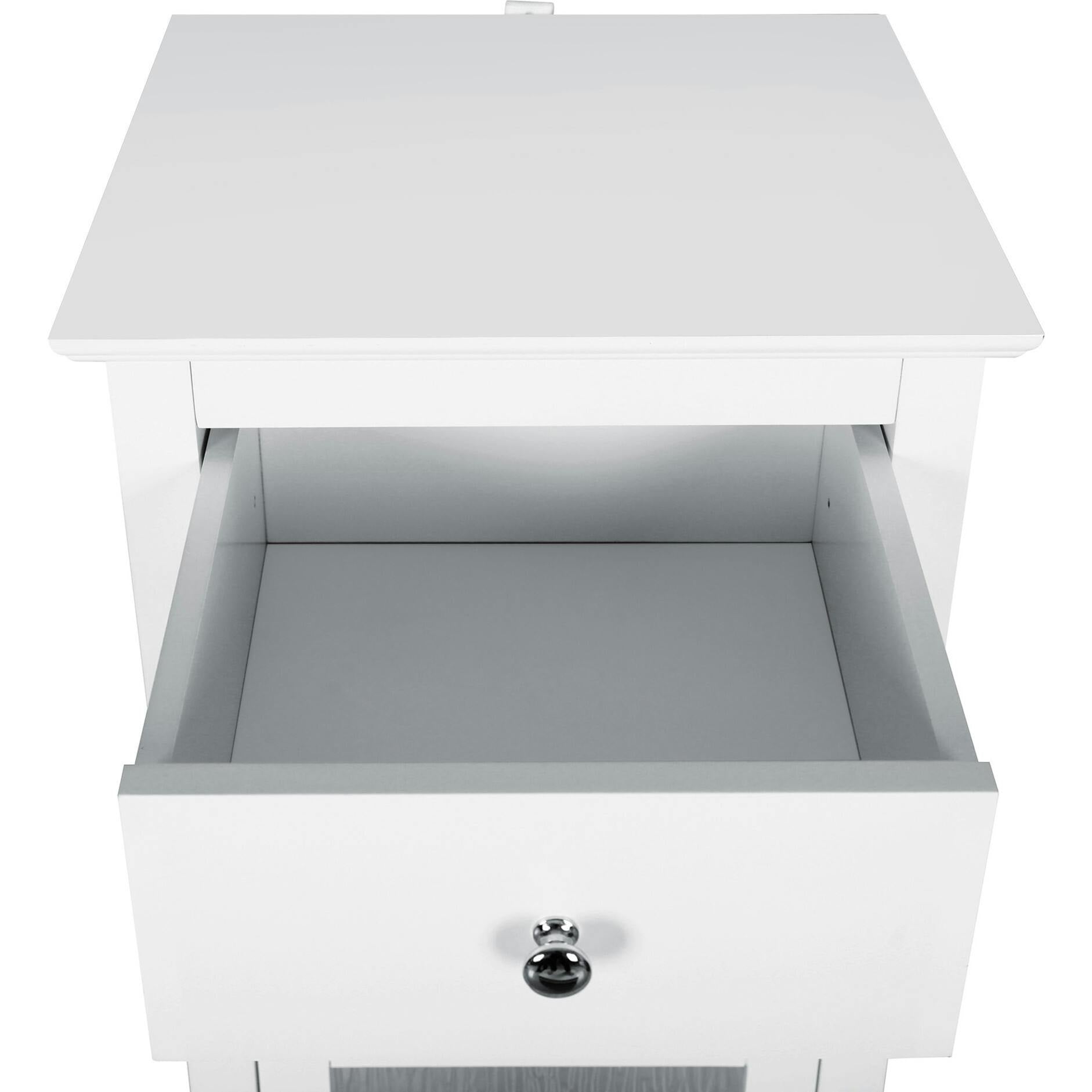 Connor Floor Cabinet with Adjustable Shelf and Storage Drawer