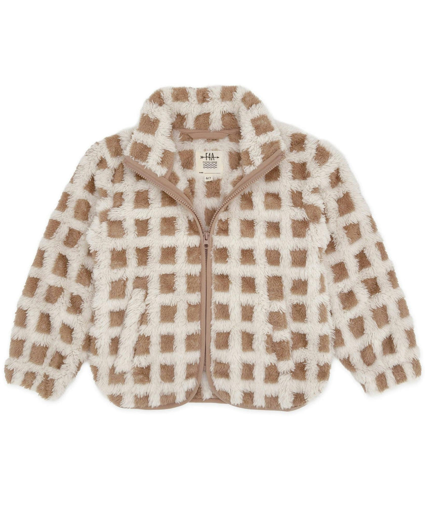 Parker Sherpa Jacket - Saddle