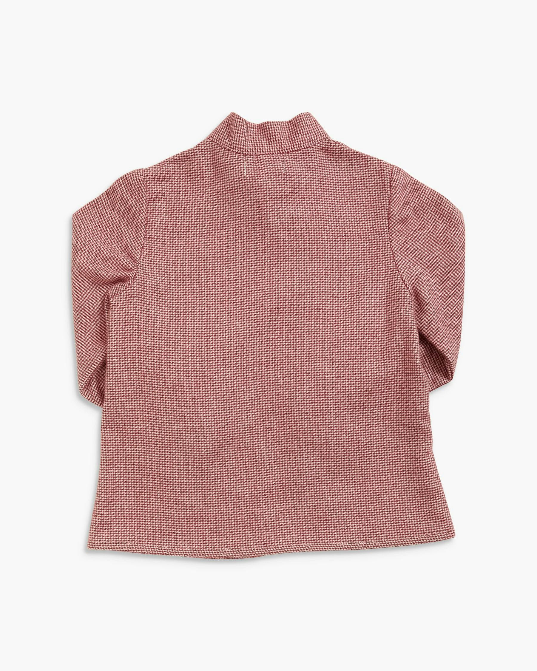 Amaia Blouse Burgundy Minicheck