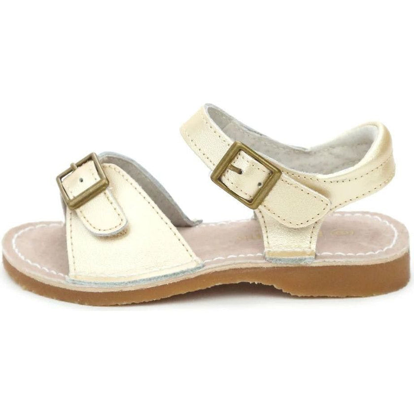 Olivia Leather Buckle Open Toe Sandal