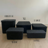 The Sculpted Bin - Large with Lid