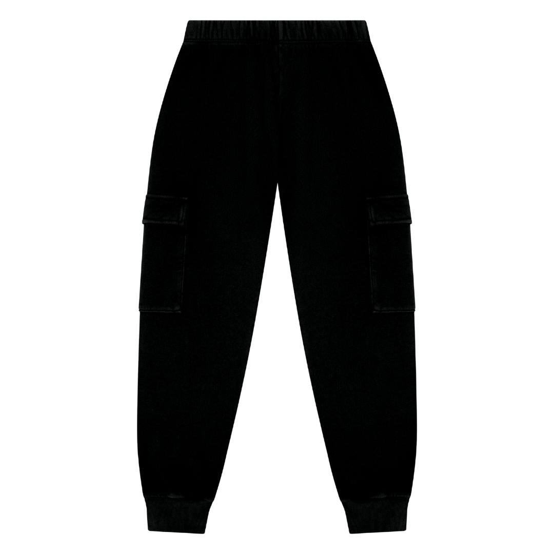 Tenly Cotton Fleece Cargo Jogger Pant