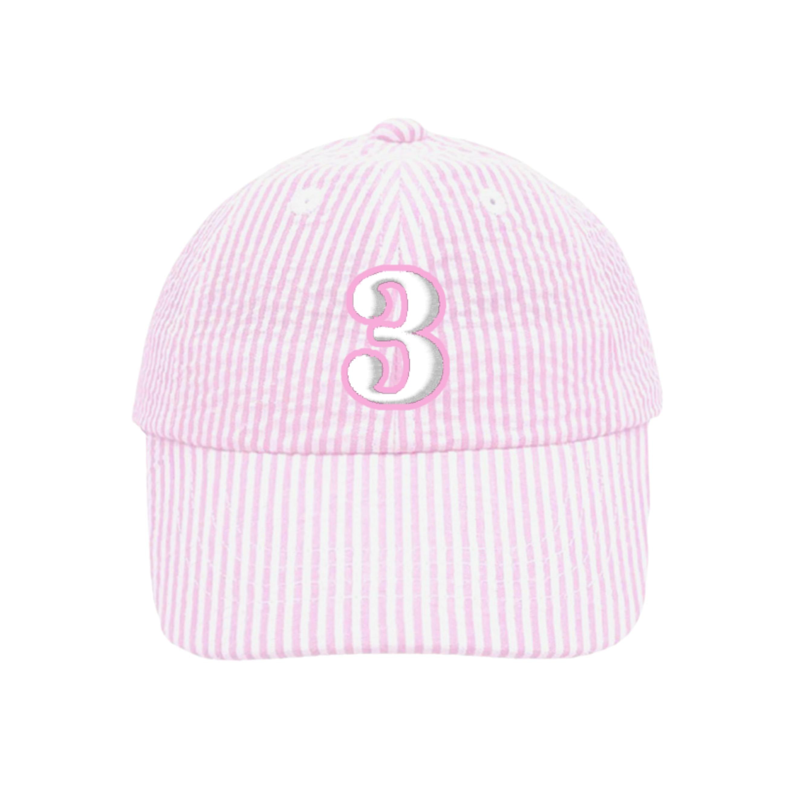 3rd Birthday Bow Baseball Hat (Youth)