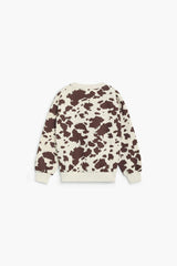 TNS Logo Sweatshirt Cow Print