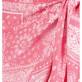 Cotton Saline Pareo Pink Bandana, Pink Bandana
