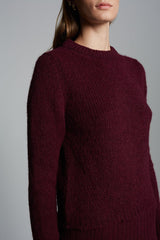 AVA SWEATER | MERLOT
