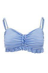 Brandi Bandeau Top in Blakely Gingham