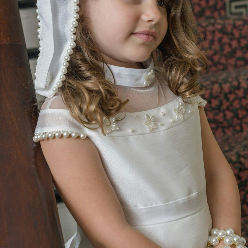 White Pearl Ceremony Dress