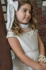 White Pearl Ceremony Dress