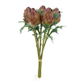 25" Artificial Purple Artichoke Stems