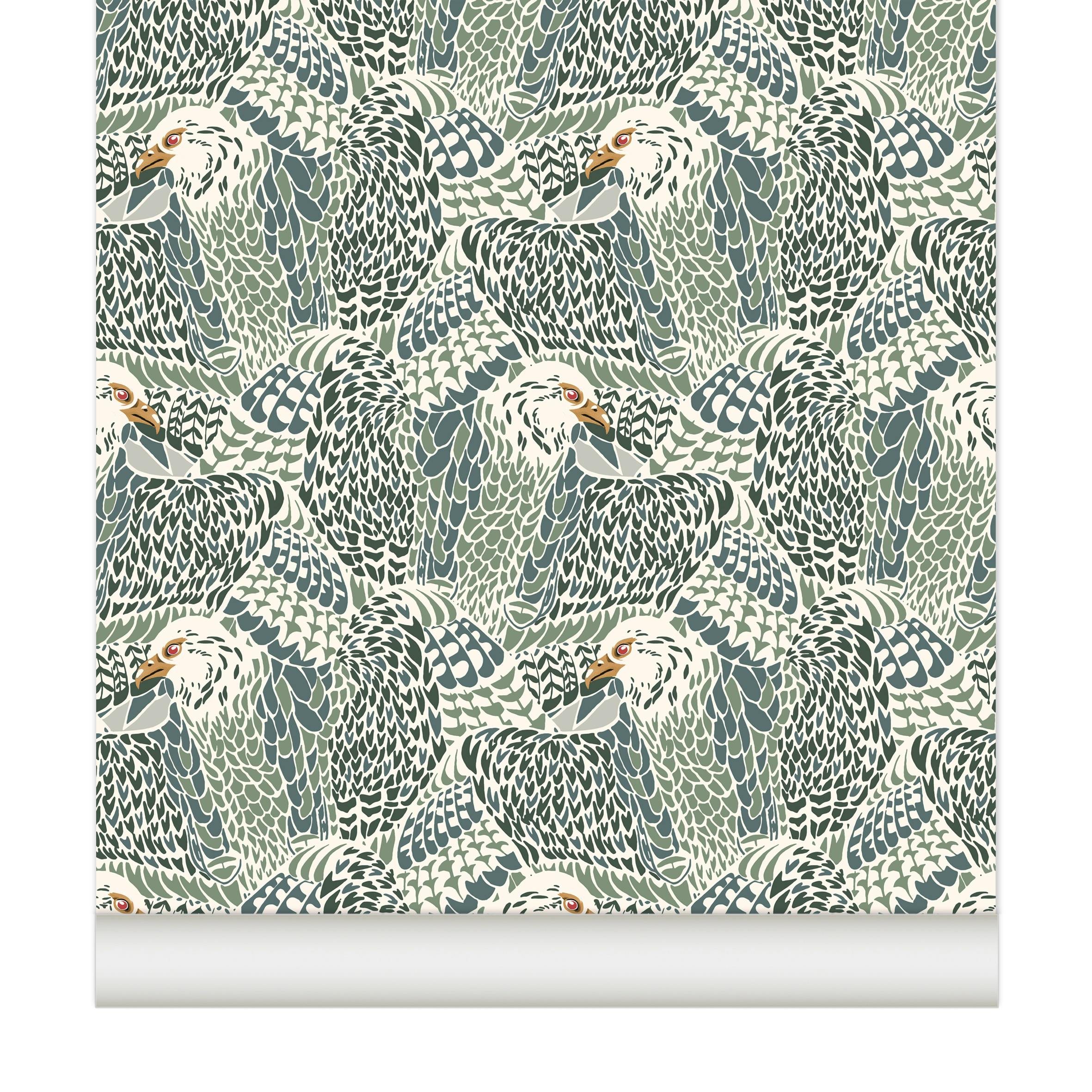Papier peint Eagle Eye Chéri coloris Fumé