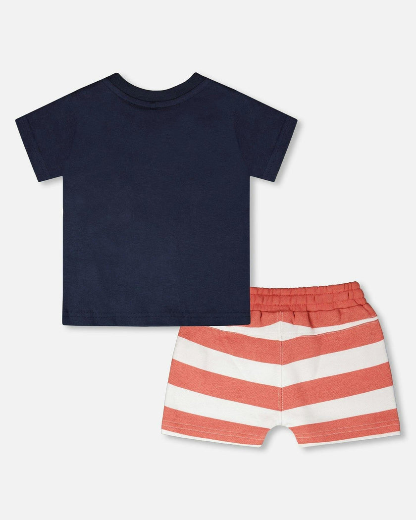Organic Cotton T-Shirt And Short Set
