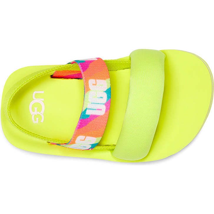 Lime Green Zuma Sling Baby Sandals